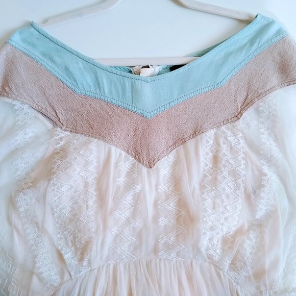 Free People New Romantics Boho Chic lace dress Size XS - Picture 4 of 16